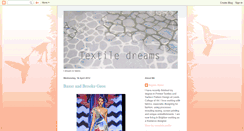 Desktop Screenshot of mytextiledreams.blogspot.com