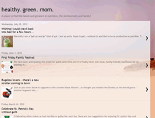 Tablet Screenshot of healthygreenmom.blogspot.com