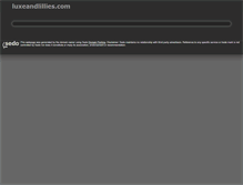 Tablet Screenshot of luxeandlillies.blogspot.com