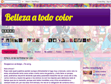 Tablet Screenshot of belleza-atodocolor.blogspot.com