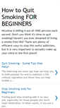 Mobile Screenshot of howtoquitsmokingnews.blogspot.com