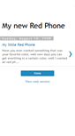 Mobile Screenshot of mynewredphone.blogspot.com