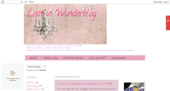 Desktop Screenshot of lostinwonderblog.blogspot.com