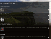 Tablet Screenshot of ambitomecinero4.blogspot.com