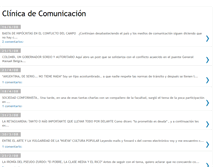 Tablet Screenshot of clinicadecomunicacion.blogspot.com