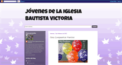 Desktop Screenshot of jovenesdelaibvictoria.blogspot.com