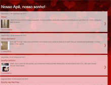 Tablet Screenshot of nossoapenossosonho.blogspot.com