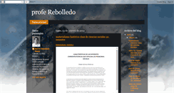 Desktop Screenshot of profesorrebolledo.blogspot.com