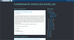 Desktop Screenshot of escolesnovelles.blogspot.com