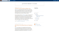 Desktop Screenshot of 4consumers-info.blogspot.com