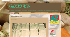 Desktop Screenshot of crackerberries.blogspot.com