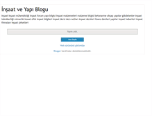 Tablet Screenshot of insaatforum.blogspot.com
