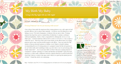 Desktop Screenshot of mybirthmybaby.blogspot.com