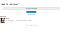 Tablet Screenshot of casadelosguias.blogspot.com
