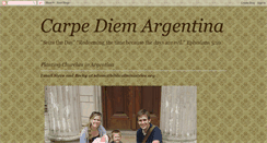 Desktop Screenshot of carpediemargentina.blogspot.com