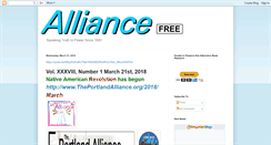 Desktop Screenshot of portlandalliancenews.blogspot.com