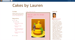 Desktop Screenshot of laurenscakery.blogspot.com