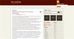 Desktop Screenshot of freetestkings.blogspot.com
