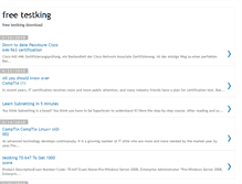 Tablet Screenshot of freetestkings.blogspot.com