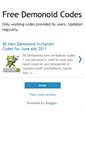 Mobile Screenshot of free-demonoid-codes.blogspot.com