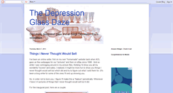 Desktop Screenshot of depressionglassdaze.blogspot.com