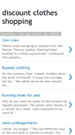 Mobile Screenshot of discount-clothes-shopping.blogspot.com