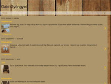 Tablet Screenshot of gabigyongyei.blogspot.com