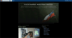 Desktop Screenshot of escuchando-nuestras-raices.blogspot.com