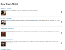 Tablet Screenshot of downloadsmetal.blogspot.com