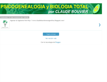 Tablet Screenshot of biologiatotal-claudebouvier.blogspot.com