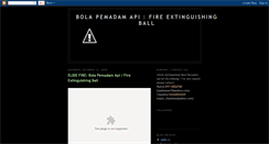 Desktop Screenshot of fireextinguisherball.blogspot.com