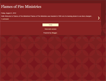 Tablet Screenshot of flamesoffireministries.blogspot.com