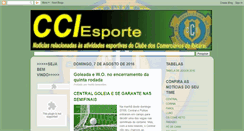 Desktop Screenshot of cciesporte.blogspot.com