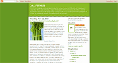 Desktop Screenshot of 241fitness.blogspot.com