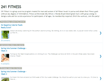 Tablet Screenshot of 241fitness.blogspot.com