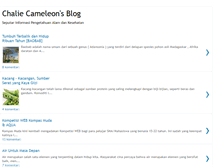 Tablet Screenshot of chalie-cameleon.blogspot.com