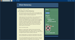 Desktop Screenshot of 4directdemocracy.blogspot.com