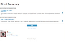 Tablet Screenshot of 4directdemocracy.blogspot.com