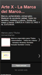Mobile Screenshot of marcosarteequis.blogspot.com