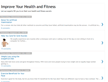 Tablet Screenshot of improve-health-fitness.blogspot.com