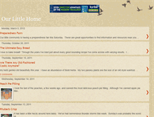 Tablet Screenshot of ourlittlehomeblogspotcom.blogspot.com