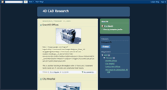 Desktop Screenshot of 4dcadresearch.blogspot.com