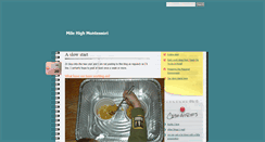 Desktop Screenshot of milehighmontessori.blogspot.com