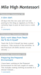 Mobile Screenshot of milehighmontessori.blogspot.com