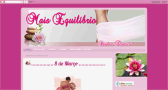 Desktop Screenshot of maisequilibrio.blogspot.com