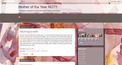 Desktop Screenshot of motheroftheyearnot.blogspot.com