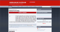 Desktop Screenshot of about-abiramam-natham.blogspot.com