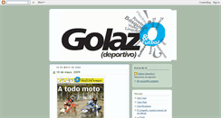 Desktop Screenshot of golazodeportivo.blogspot.com