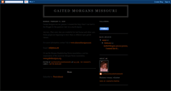 Desktop Screenshot of gaitedmorgansmissouri.blogspot.com