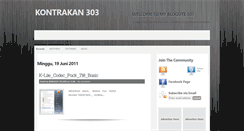 Desktop Screenshot of kontrakan303.blogspot.com